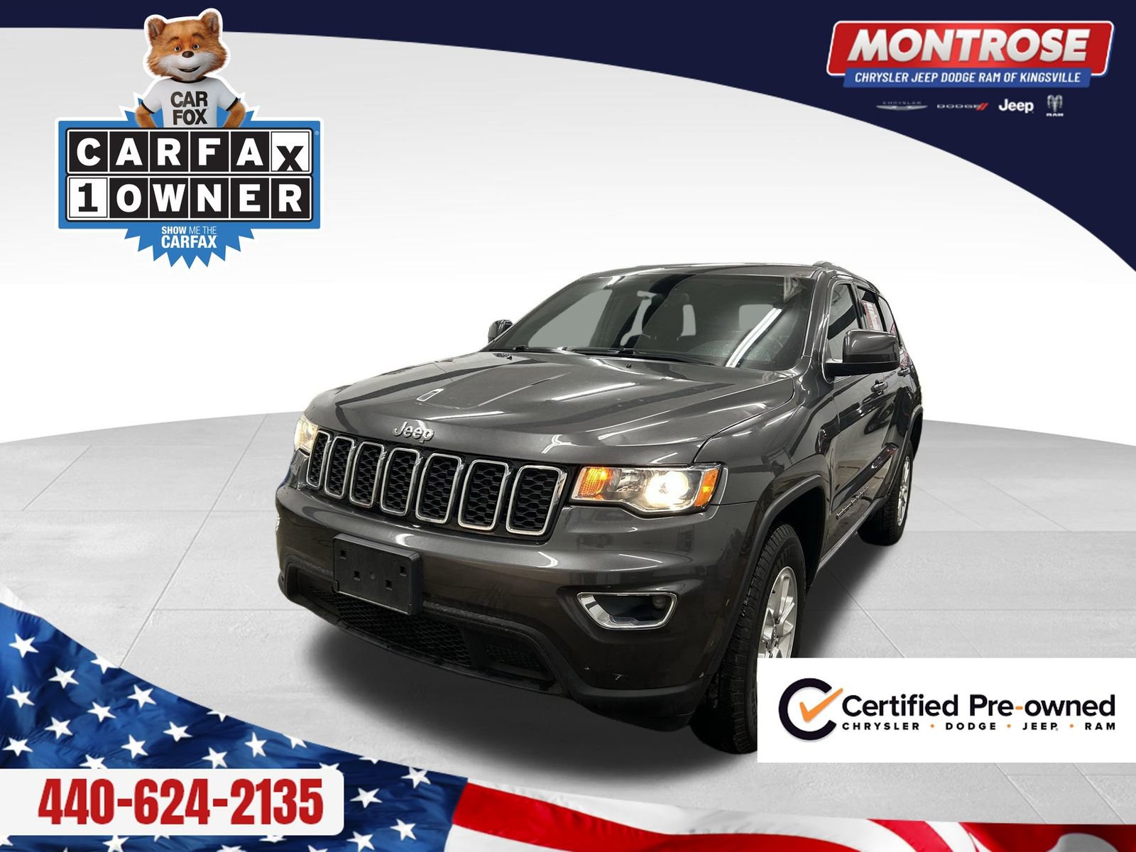 Certified 2020 Jeep Grand Cherokee Laredo