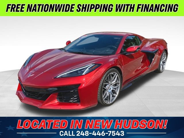 Used 2023 Chevrolet Corvette Z06 w/ Chrome Exterior Badge Package RWD image 1
