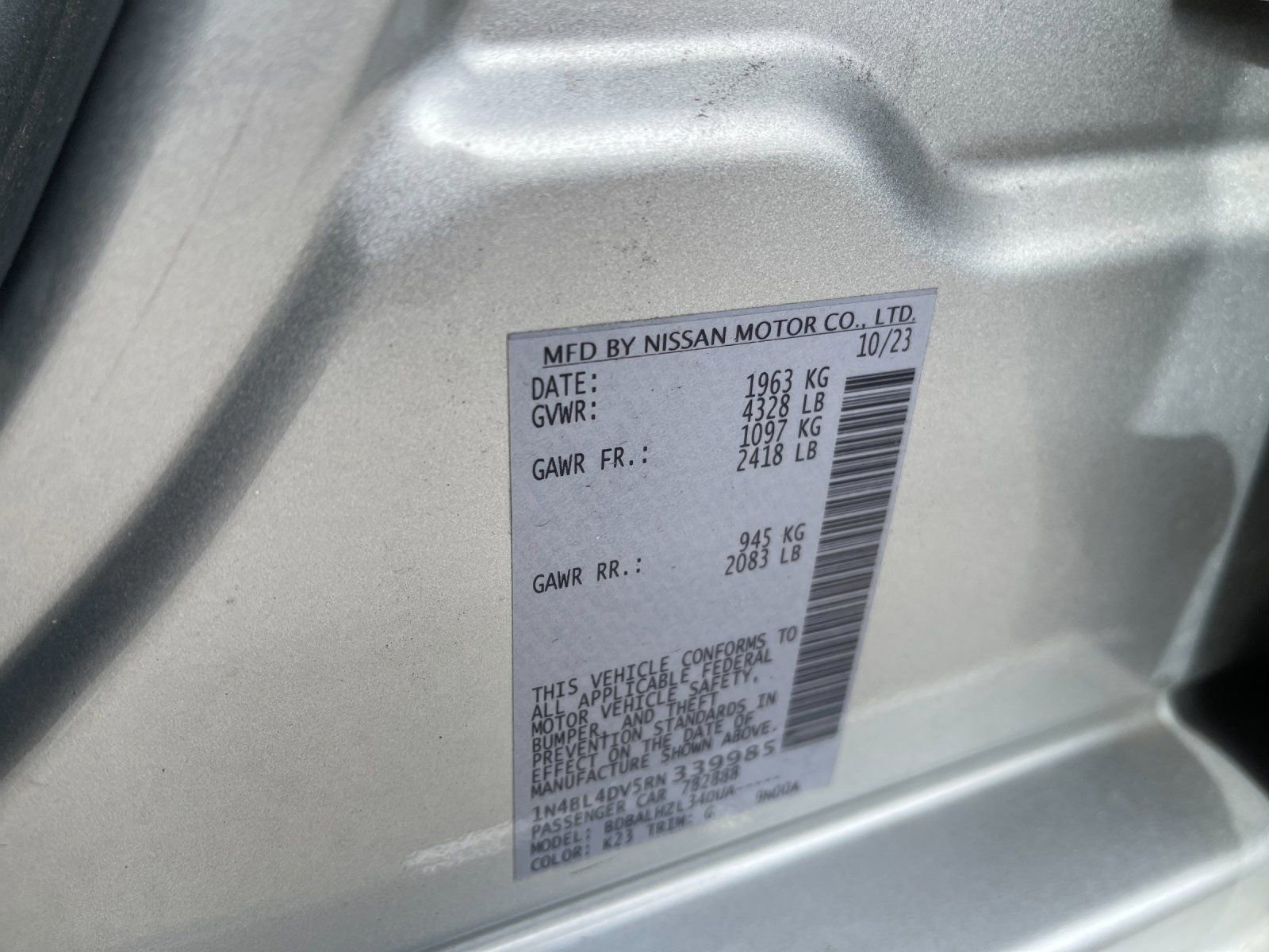 Used 2024 Nissan Altima 2.5 SV image 32