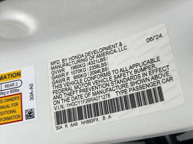 Used 2024 Honda Accord LX image 24