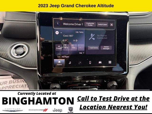Used 2023 Jeep Grand Cherokee Altitude AWD/4WD image 17