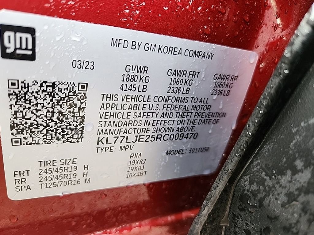 Certified 2024 Chevrolet Trax RS FWD image 46