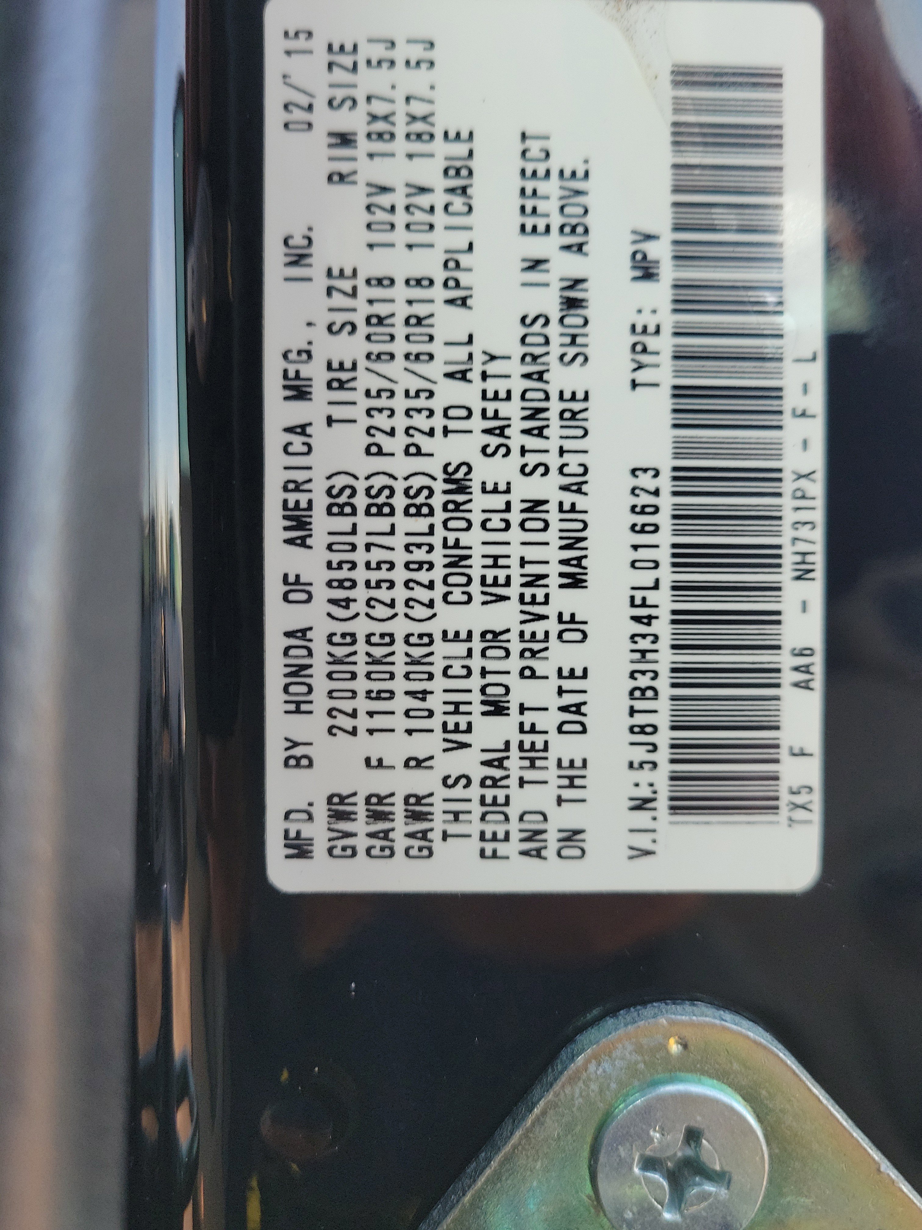 Used 2015 Acura RDX FWD image 35