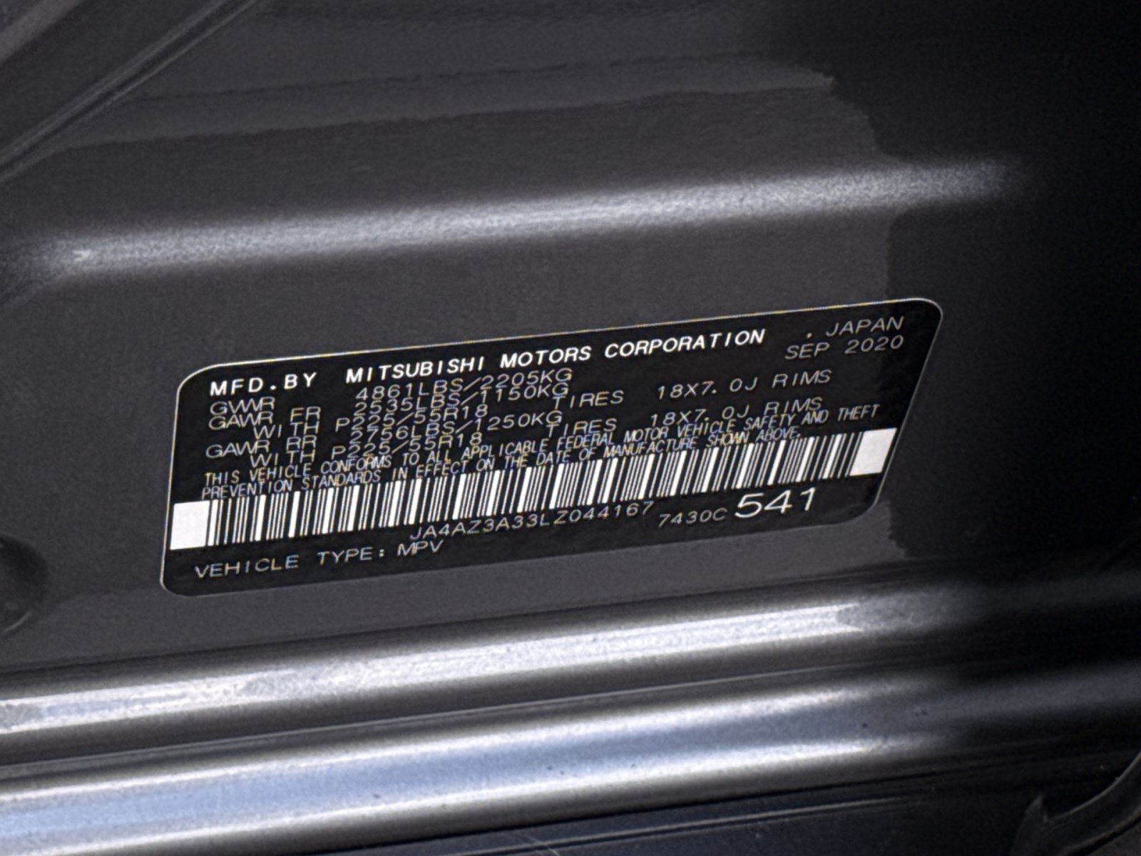Used 2020 Mitsubishi Outlander ES AWD/4WD image 31