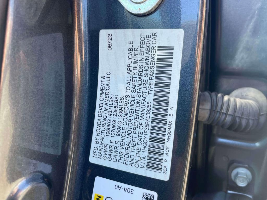 Certified 2023 Honda Accord EX image 20