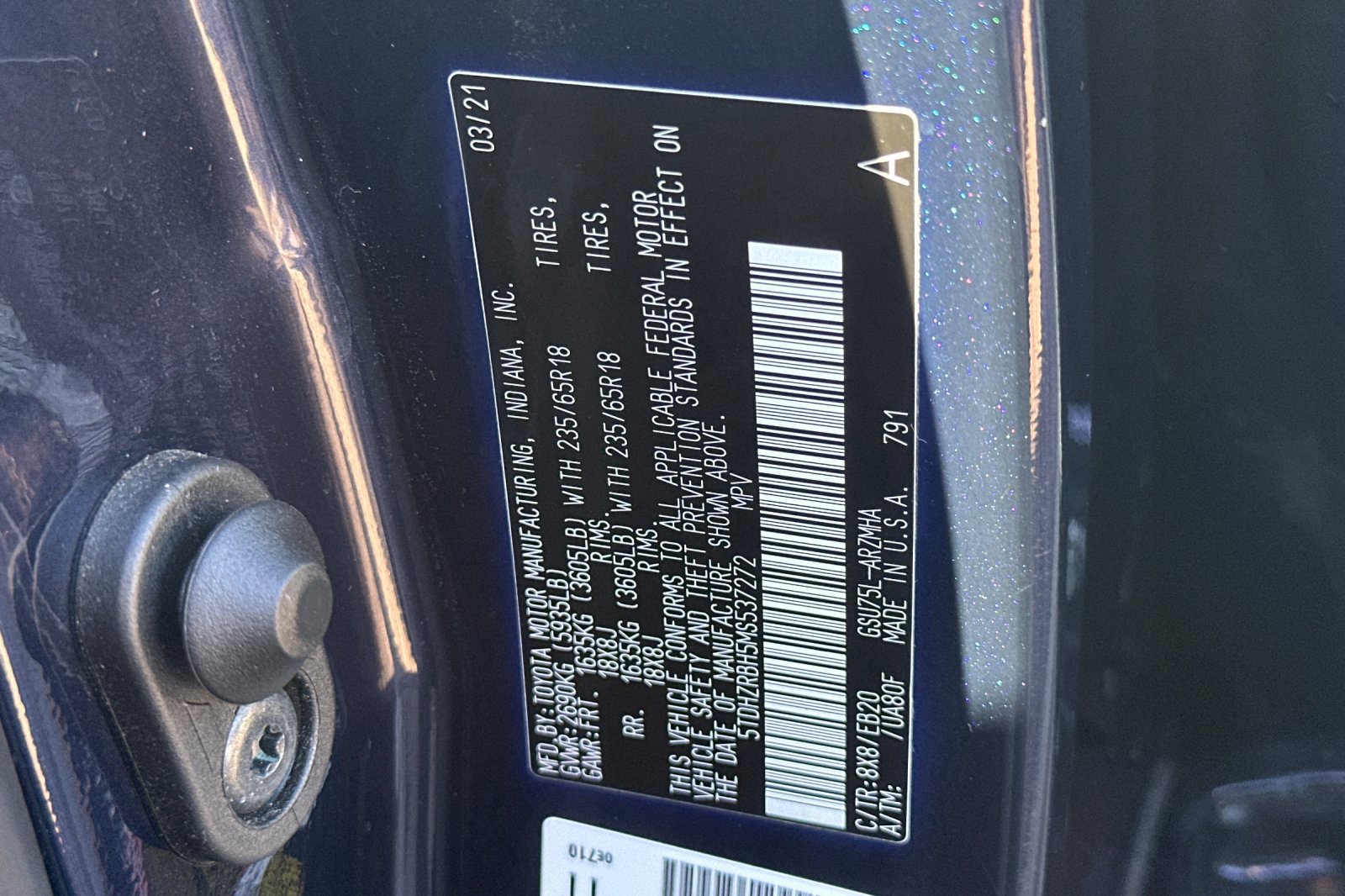 Used 2021 Toyota Highlander XLE image 30