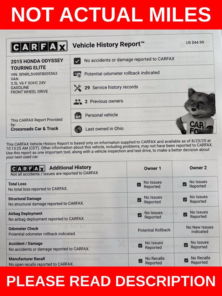 Used 2015 Honda Odyssey Touring image 59