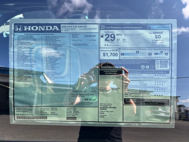 New 2026 Honda CR-V EX image 30