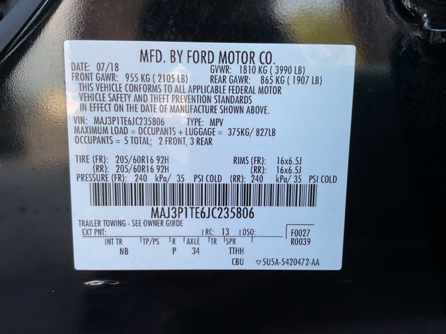 Used 2018 Ford EcoSport SE FWD image 47