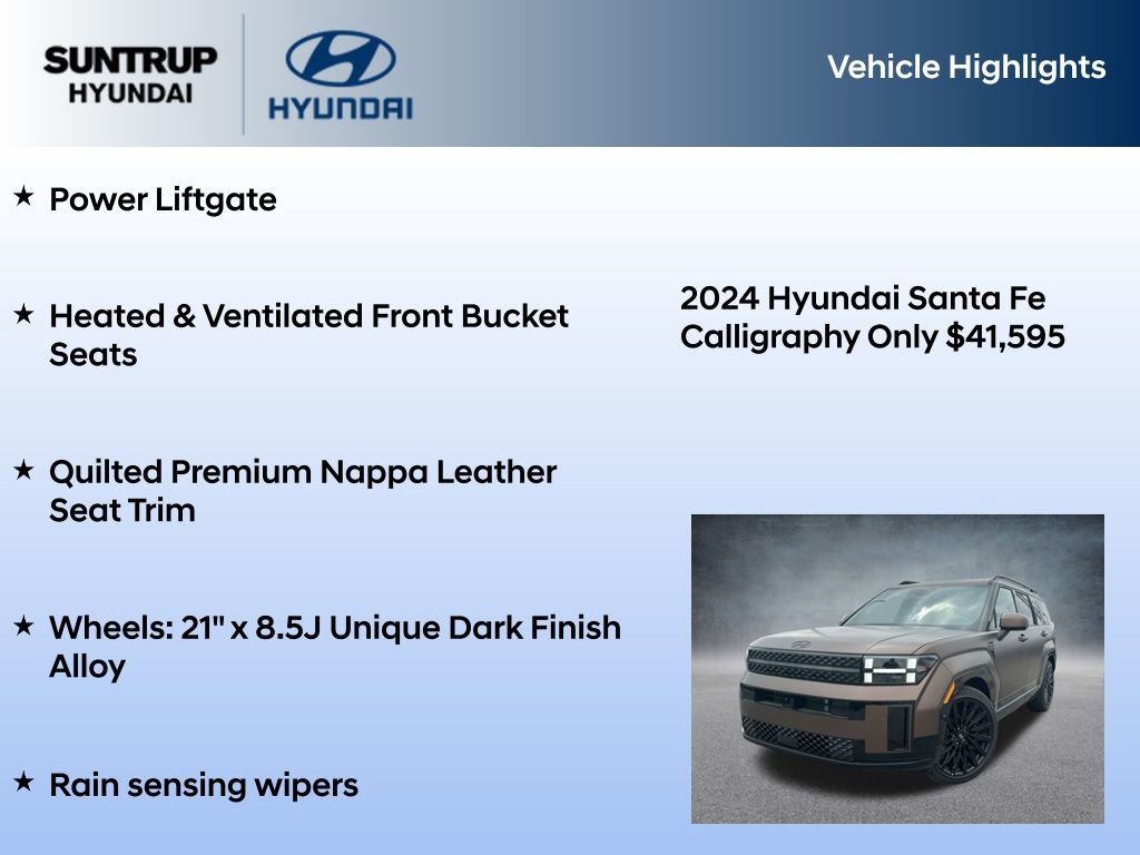 New 2024 Hyundai Santa Fe Calligraphy image 15