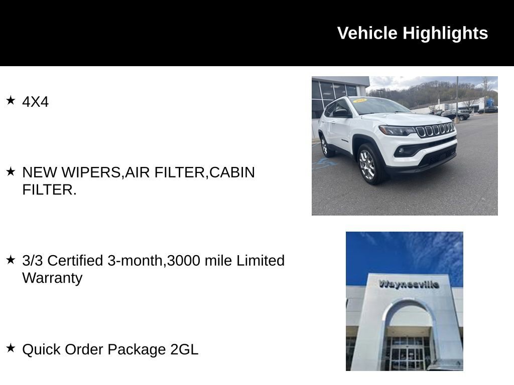 Used 2022 Jeep Compass Latitude image 2