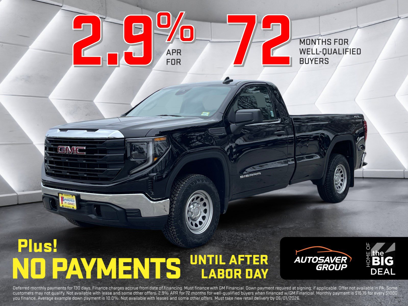 New 2026 GMC Sierra 1500 Pro w/ Pro Value Package