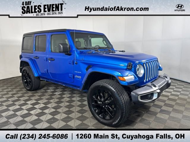 Used 2021 Jeep Wrangler Unlimited Sahara 4xe w/ Cold Weather Group