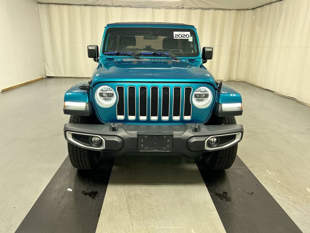 Used 2020 Jeep Wrangler Unlimited Sahara w/ LED Lighting Group AWD/4WD image 3
