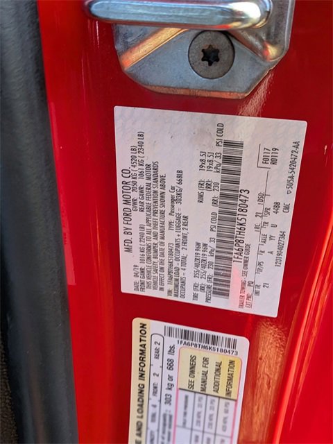 Used 2019 Ford Mustang EcoBoost w/ Black Accent Package image 34