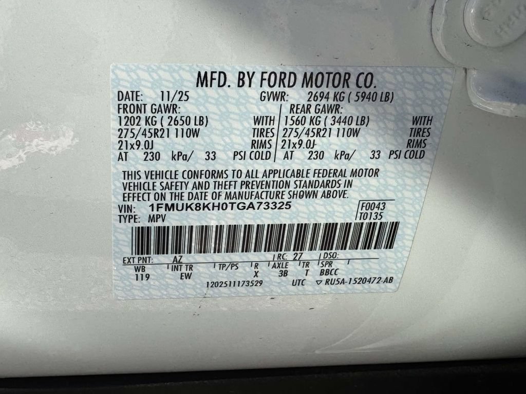 New 2026 Ford Explorer ST-Line w/ ST-Line Street Pack AWD/4WD image 27