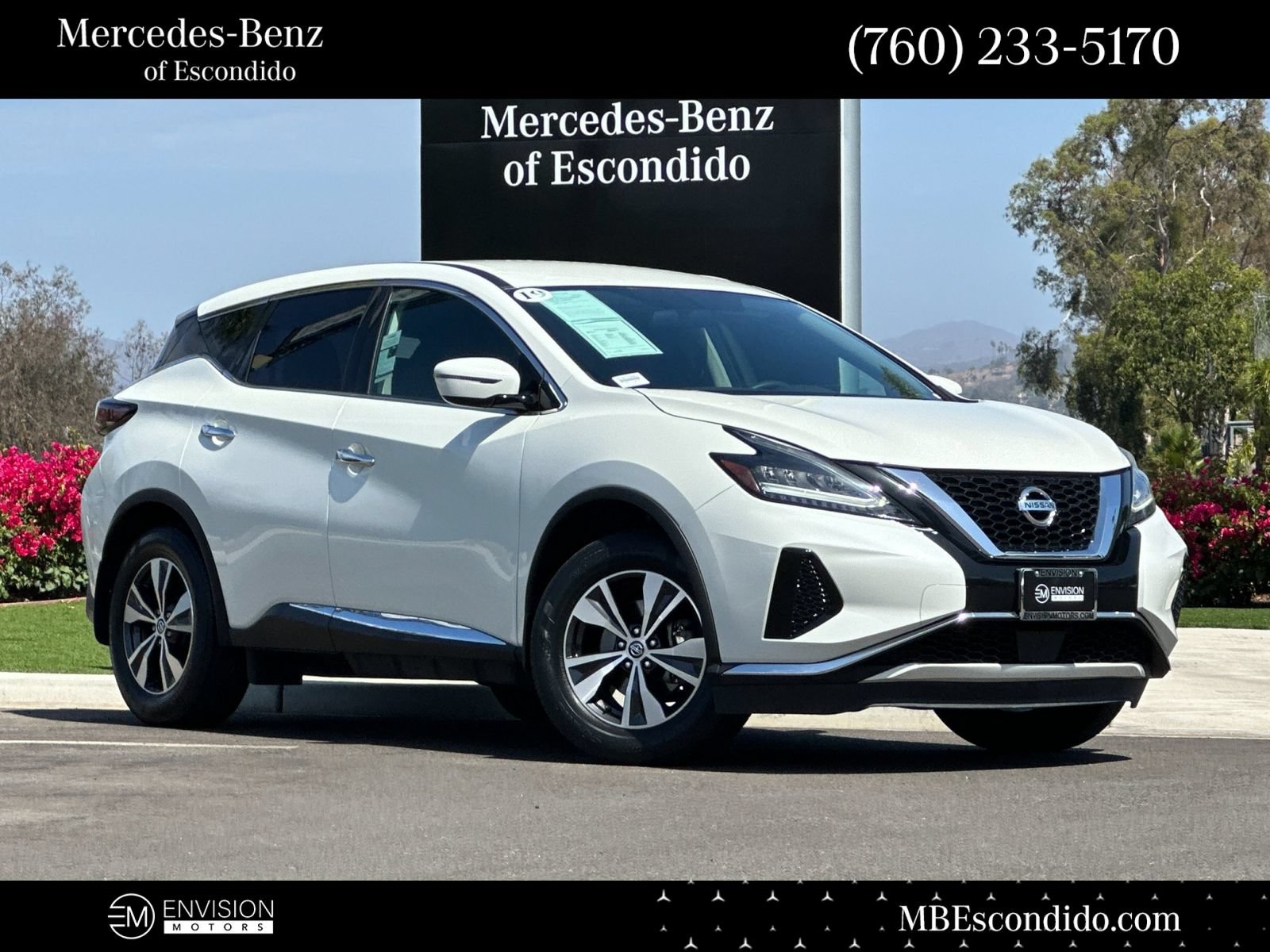 Used 2019 Nissan Murano S w/ Cargo Package