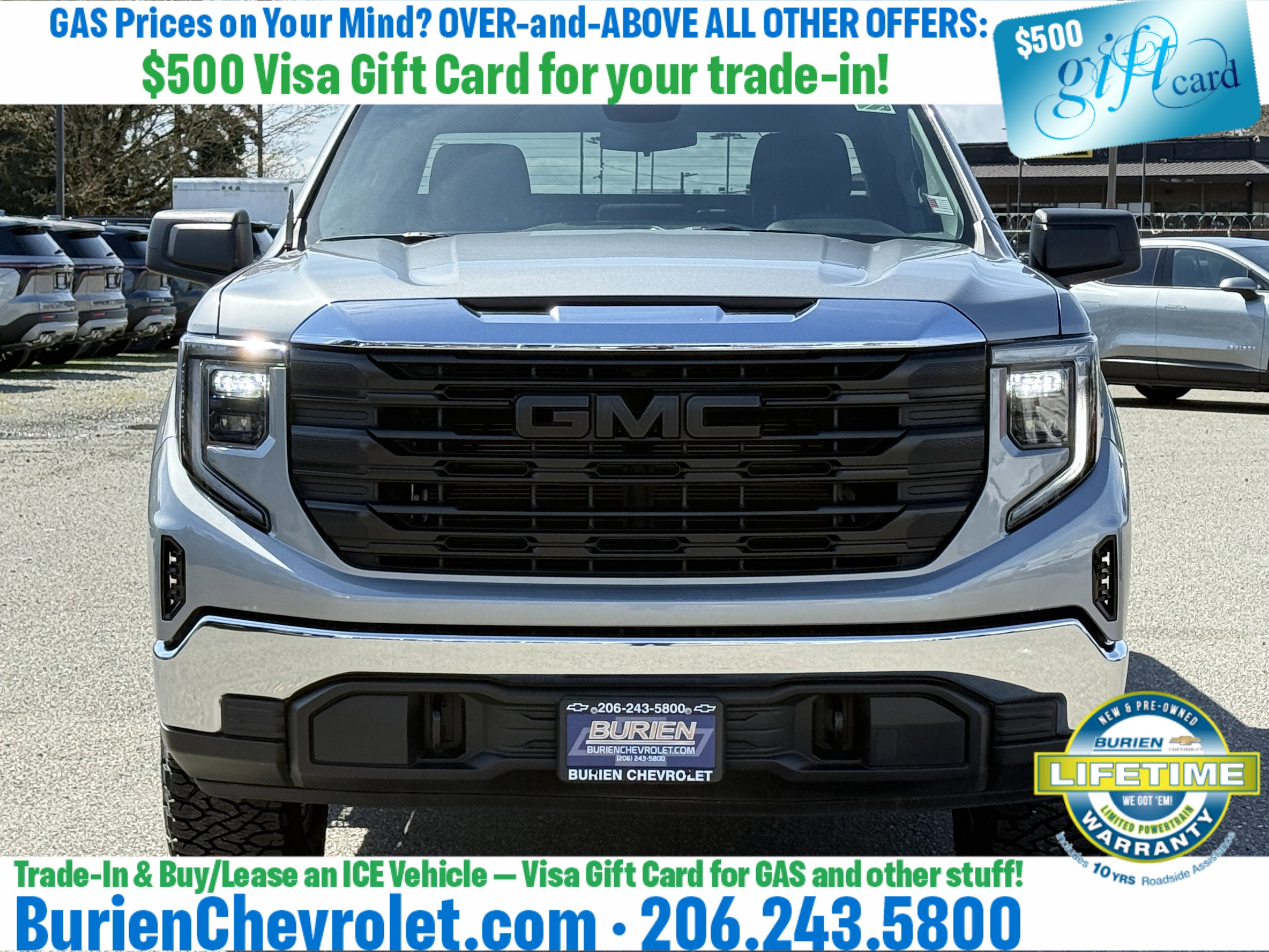 Used 2023 GMC Sierra 1500 Pro w/ Pro Value Package AWD/4WD image 8
