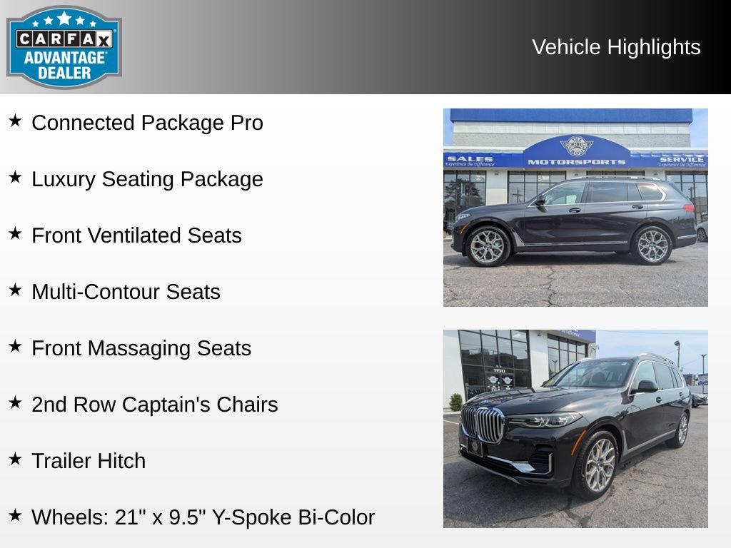 Used 2022 BMW X7 xDrive40i w/ Luxury Seating Package AWD/4WD image 4