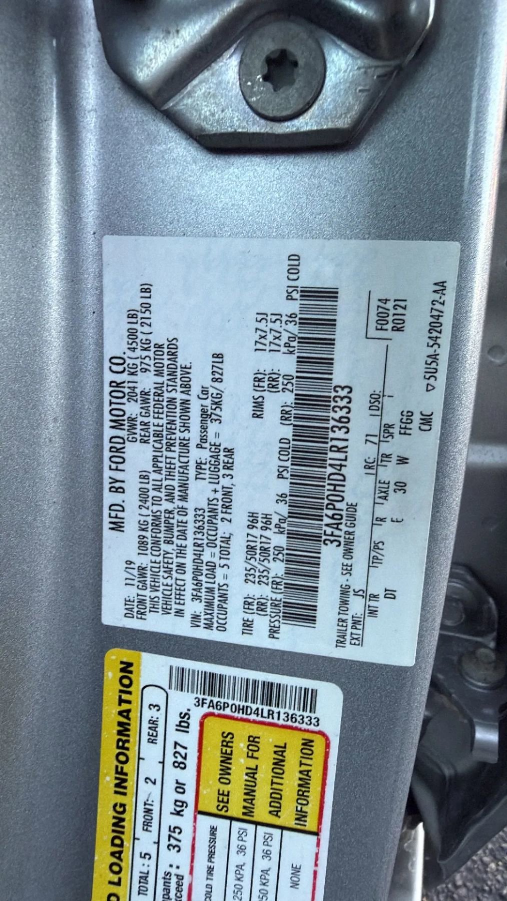 Used 2020 Ford Fusion SE image 20