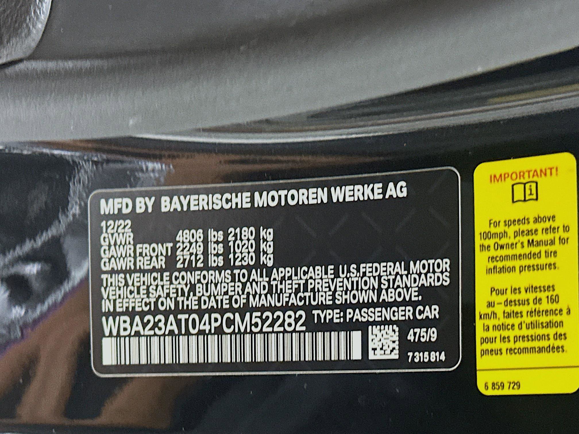 Used 2023 BMW 430i Convertible w/ M Sport Package RWD image 12