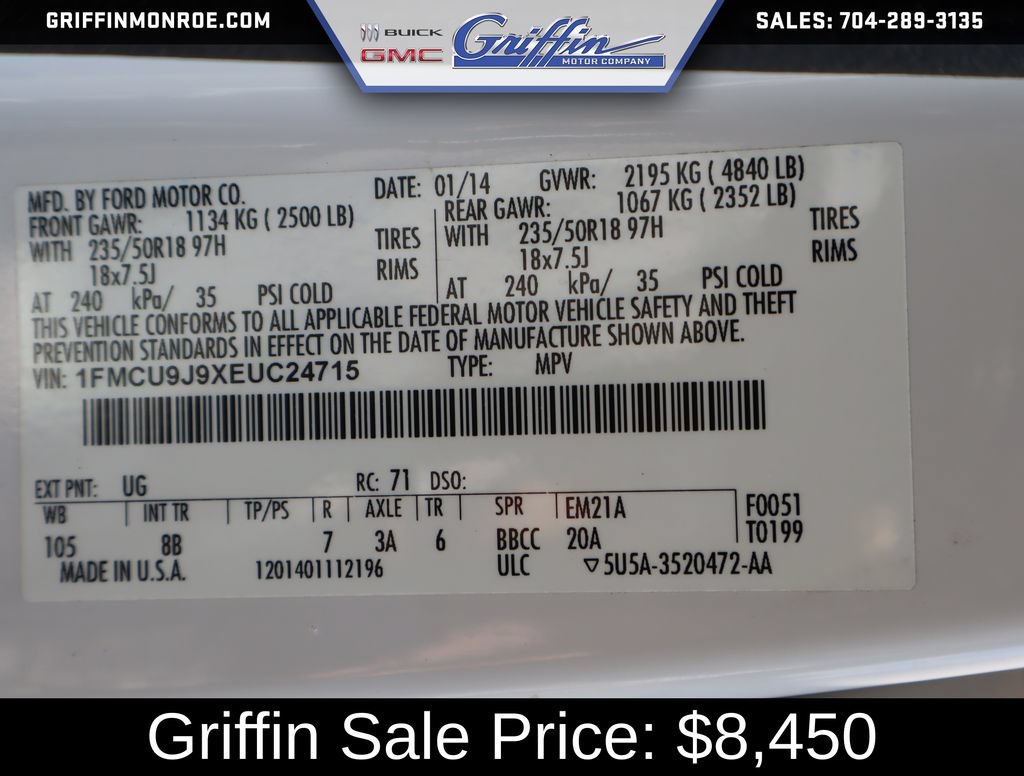 Used 2014 Ford Escape Titanium AWD/4WD image 45