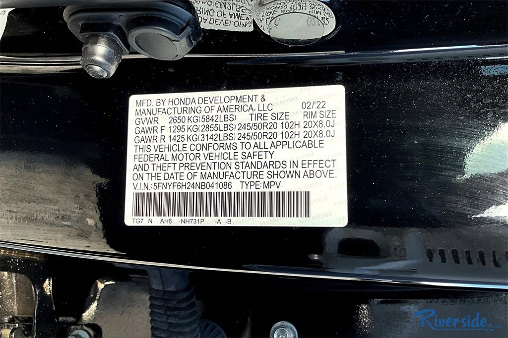 Used 2022 Honda Pilot Special Edition image 9