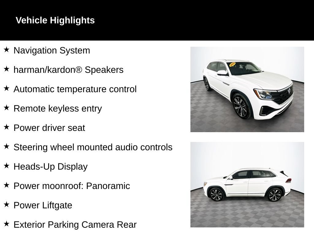 Used 2024 Volkswagen Atlas Cross Sport SEL Premium R-Line AWD/4WD image 2