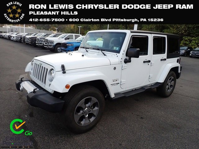 Certified 2018 Jeep Wrangler Unlimited Sahara