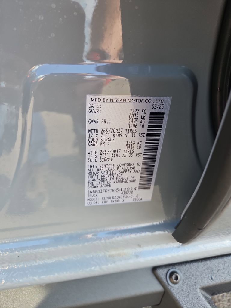 New 2026 Nissan Frontier PRO-4X image 27