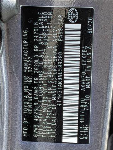 Used 2022 Toyota Camry XSE image 24