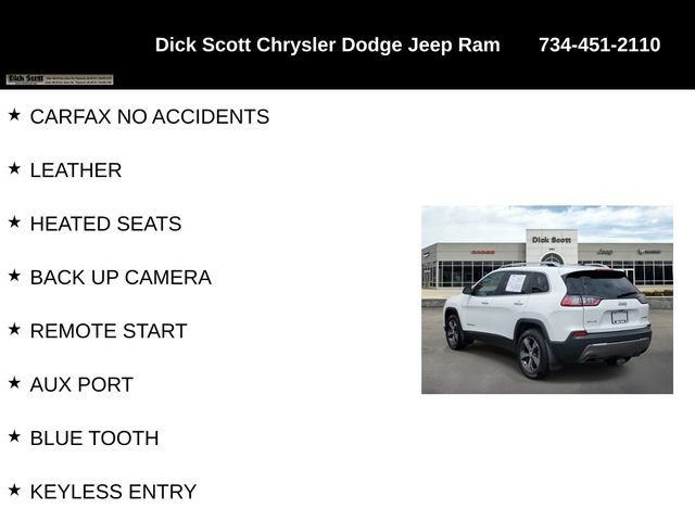 Used 2020 Jeep Cherokee Limited AWD/4WD image 8