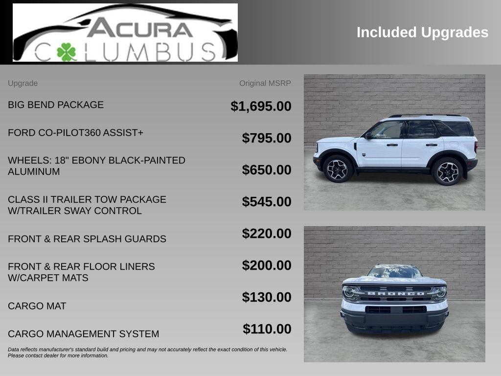 Used 2021 Ford Bronco Sport Big Bend w/ Big Bend Package AWD/4WD image 6