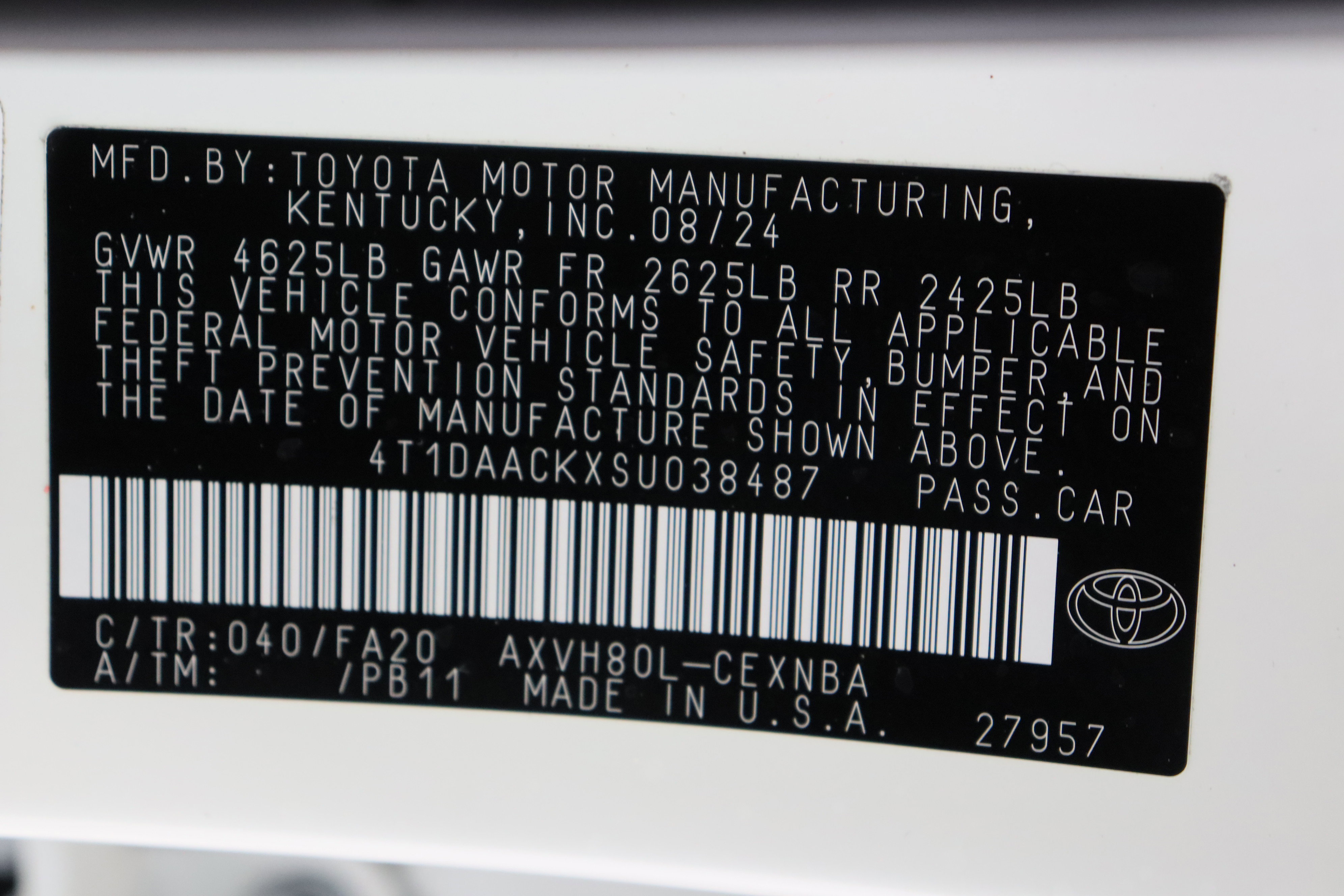 Certified 2025 Toyota Camry LE FWD image 40