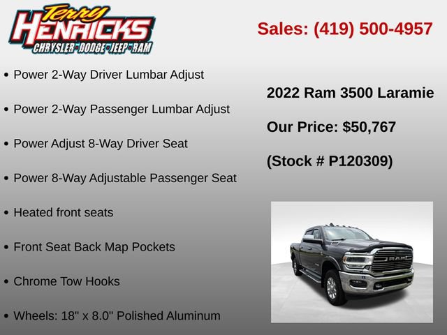 Used 2022 RAM 3500 Laramie w/ Chrome Appearance Group AWD/4WD image 35