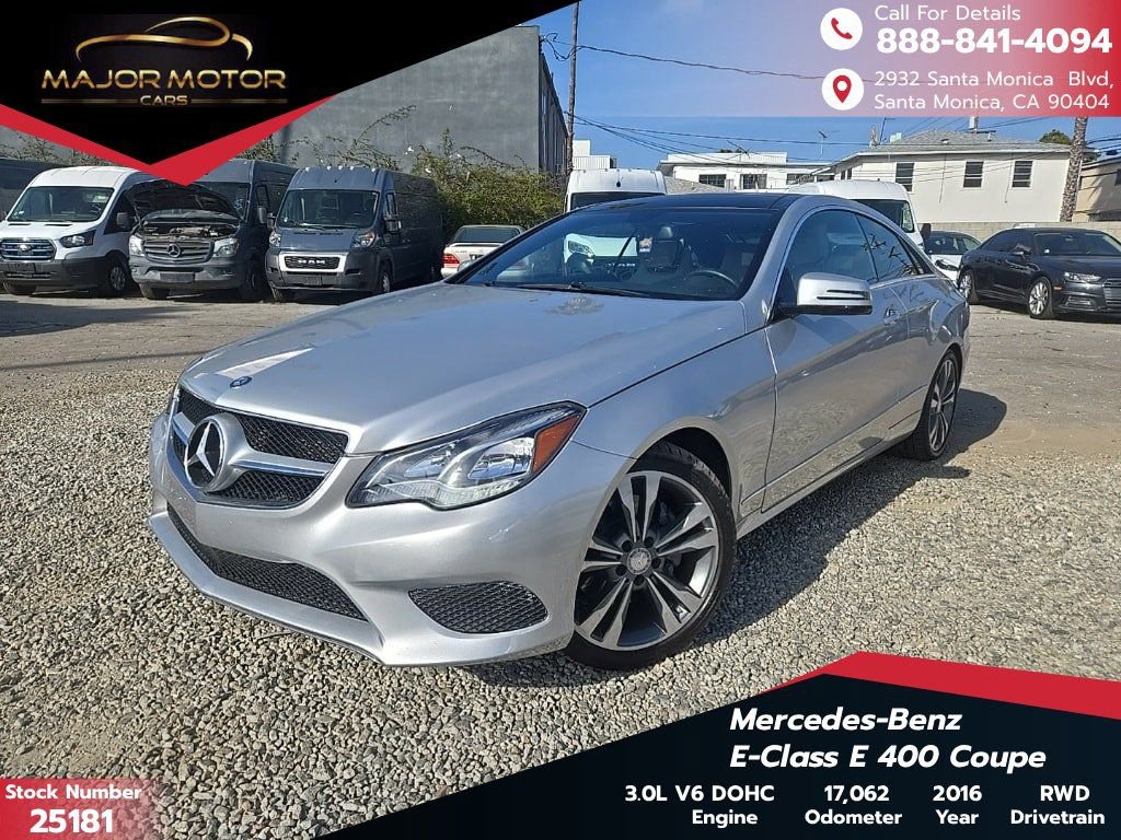 Used 2016 Mercedes-Benz E 400 Coupe