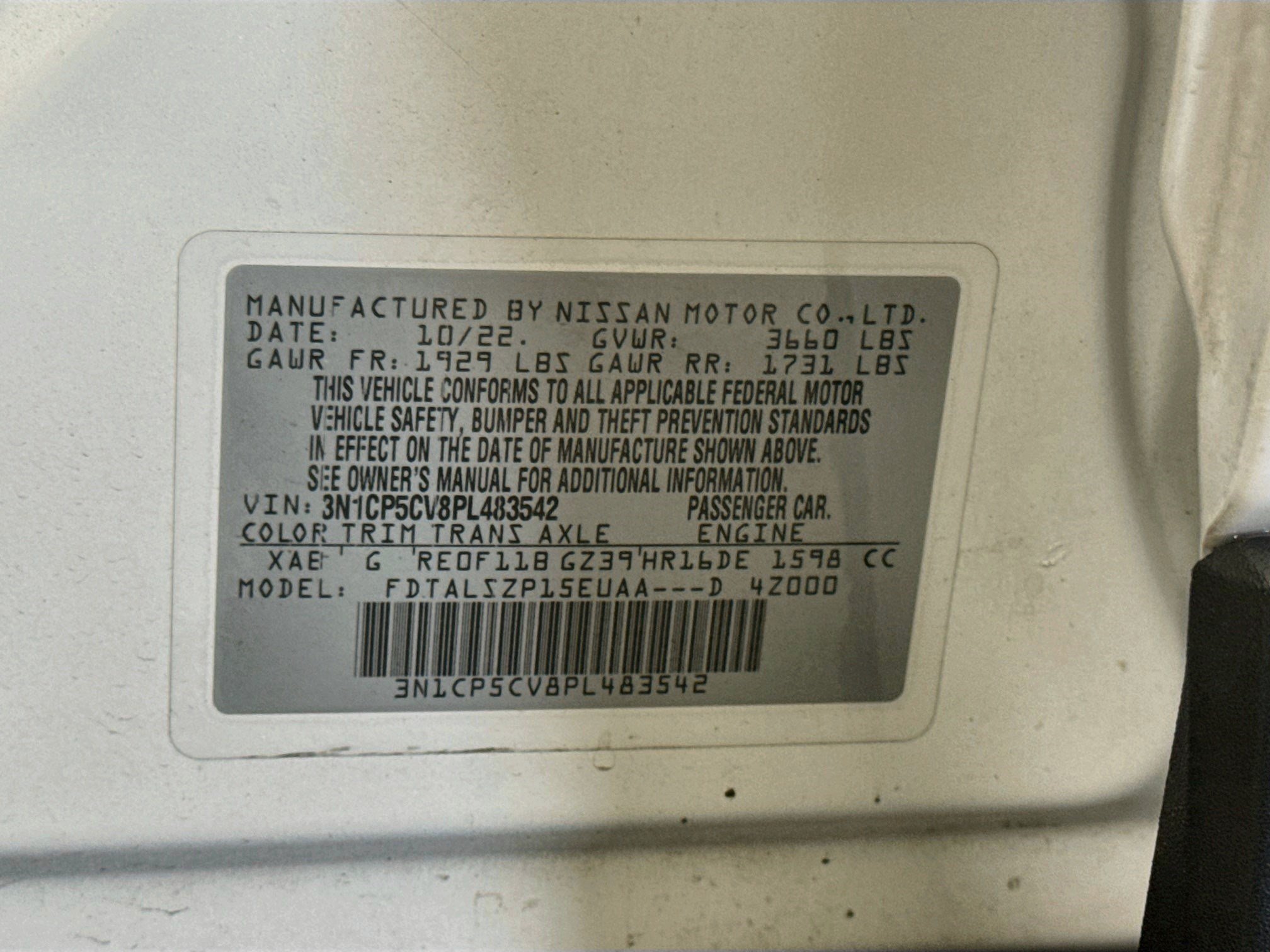 Used 2023 Nissan Kicks SV FWD image 40