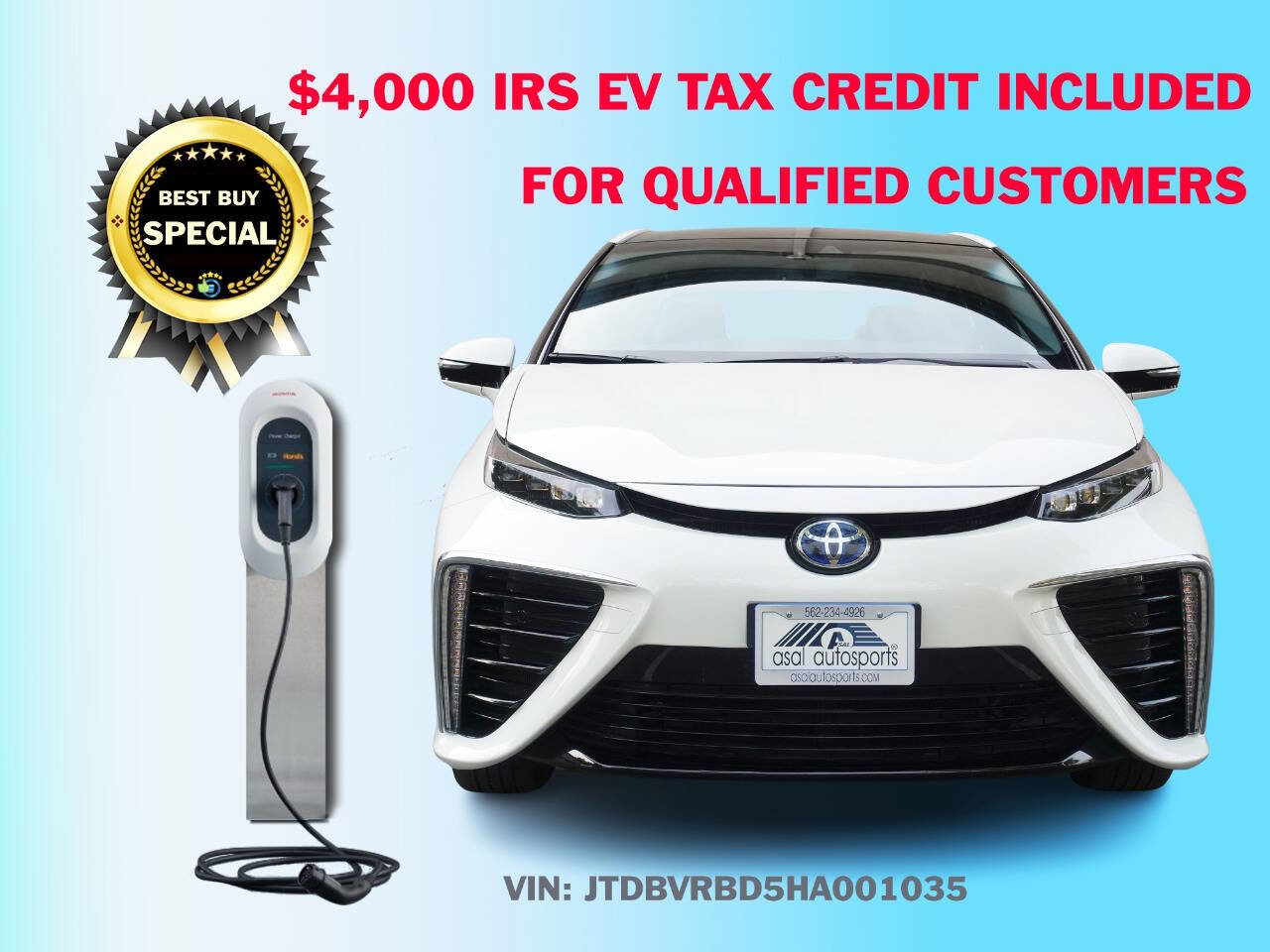 Used 2017 Toyota Mirai FWD image 2