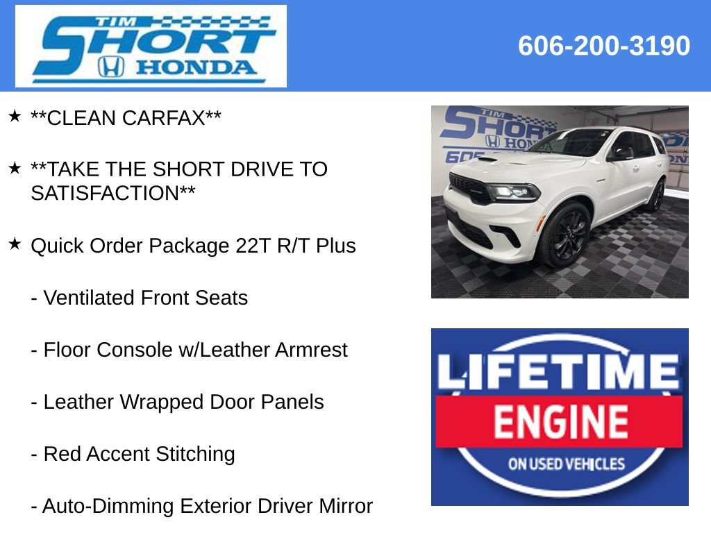 Used 2025 Dodge Durango R/T w/ Blacktop Package AWD/4WD image 5
