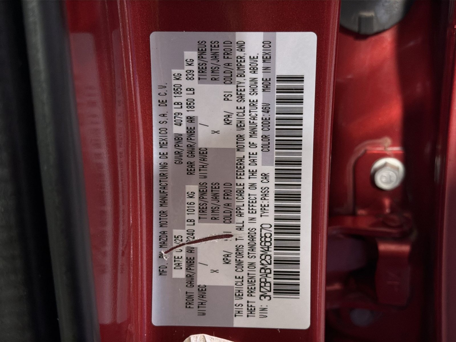 Used 2025 MAZDA MAZDA3 s FWD image 34