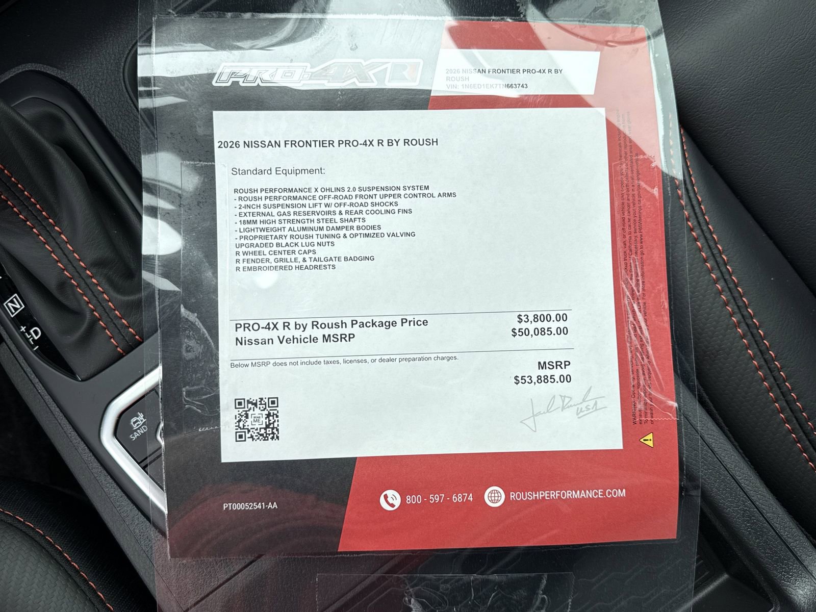 New 2026 Nissan Frontier PRO-4X w/ Pro Premium Package AWD/4WD image 10