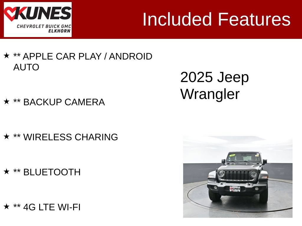 Used 2025 Jeep Wrangler Unlimited Sport AWD/4WD video 2