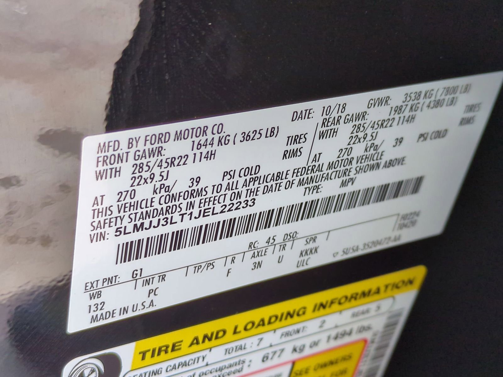 Used 2018 Lincoln Navigator L Reserve w/ Technology Package image 43