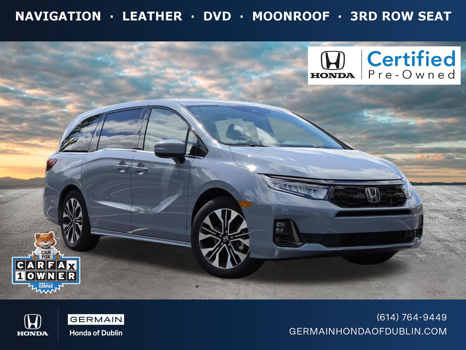 Certified 2025 Honda Odyssey Elite