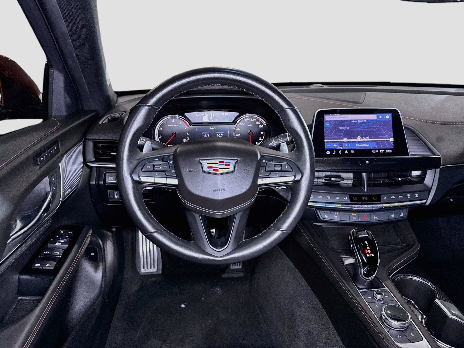 Used 2022 Cadillac CT4 V w/ Navigation Package RWD image 10