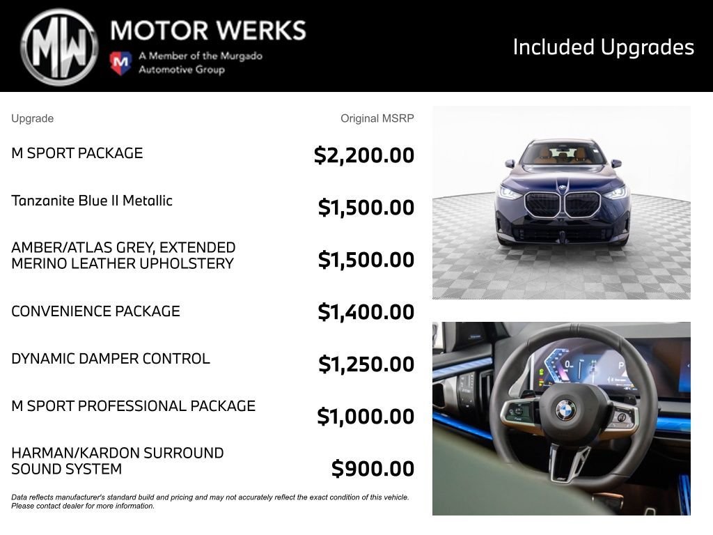 New 2026 BMW X3 xDrive30i w/ M Sport Package AWD/4WD image 4