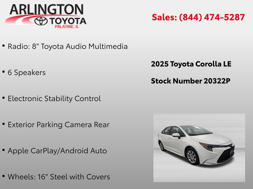 Used 2025 Toyota Corolla LE FWD image 4