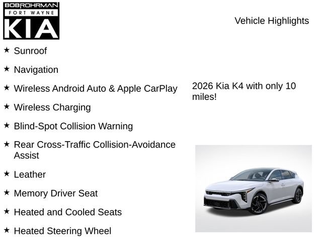 New 2026 Kia K4 GT-Line Turbo w/ GT-Line Premium Package FWD image 7