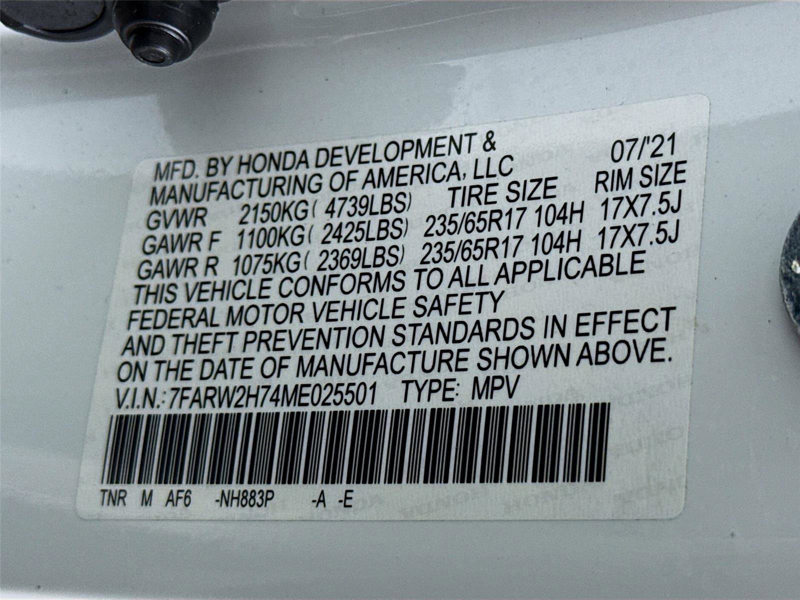 Used 2021 Honda CR-V Special Edition image 32