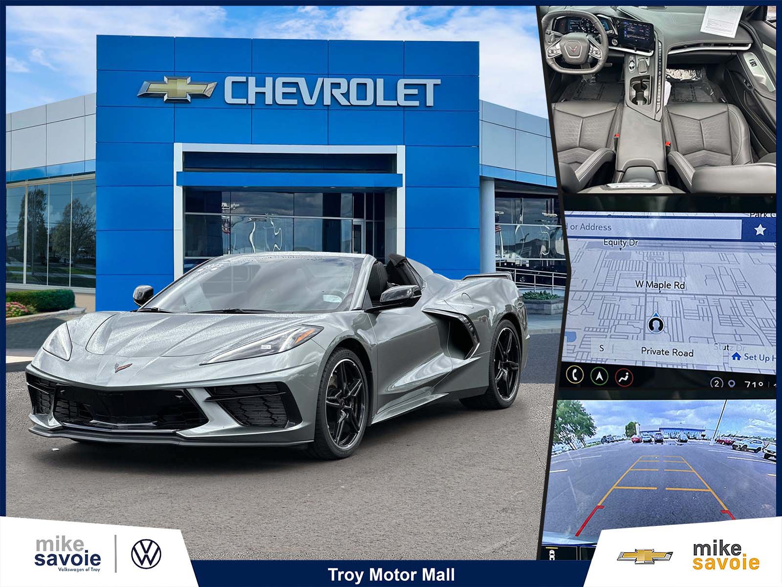 Certified 2023 Chevrolet Corvette Stingray Preferred Conv w/ Z51 Performance Package RWD image 1